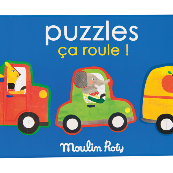 moulin roty 661362 4 Παζλ των 6-11 τμχ -Οχήματα