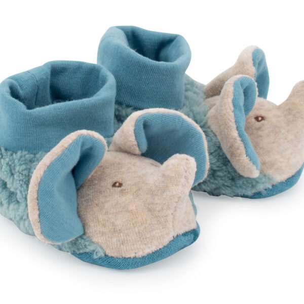 moulin roty 669011 βρεφικά παντοφλάκια σε κουτί 0-6 μηνών