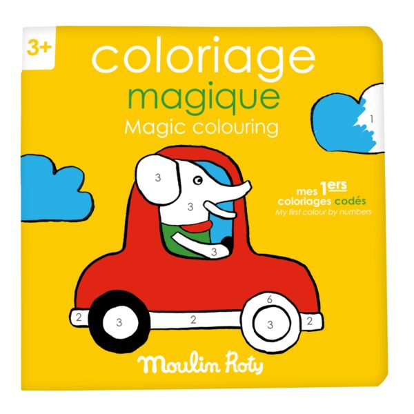 moulin roty 661608 Μπλοκ ζωγραφικης Αριθμών και Χρωμάτων