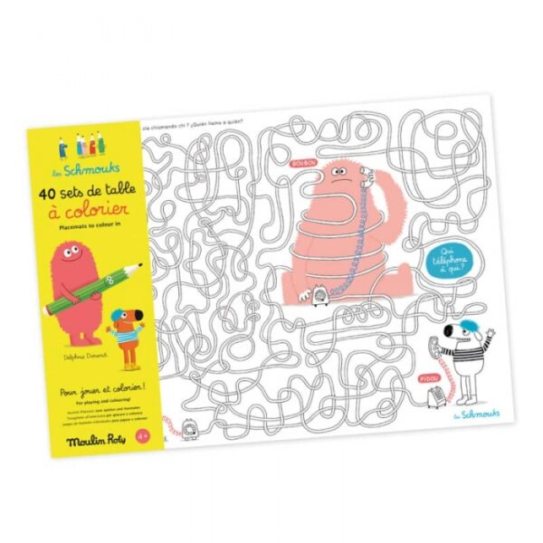 moulin roty 716606 Φύλλα ζωγραφικής με παιχνίδια 40 σελίδων