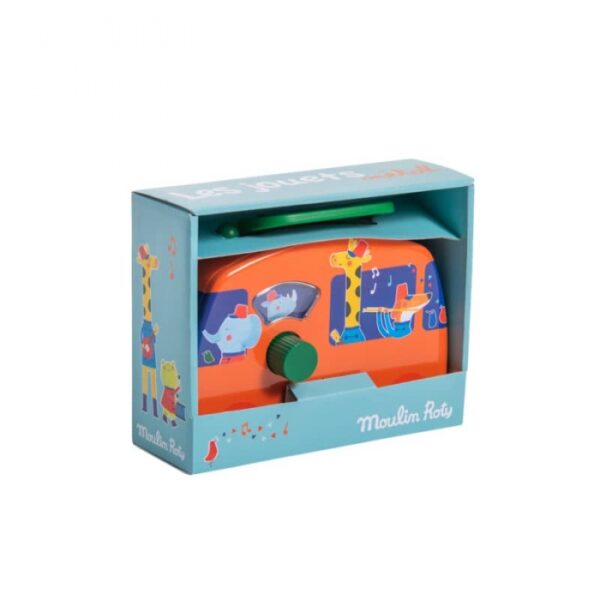 moulin roty 720394 Μουσικό μεταλλικό Λεωφορείο