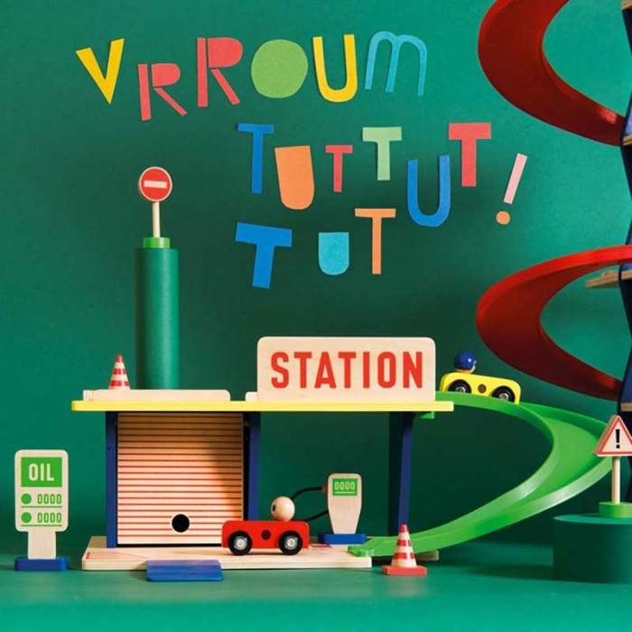 moulin roty 720408 Ξύλινο Πρατήριο Βενζίνης