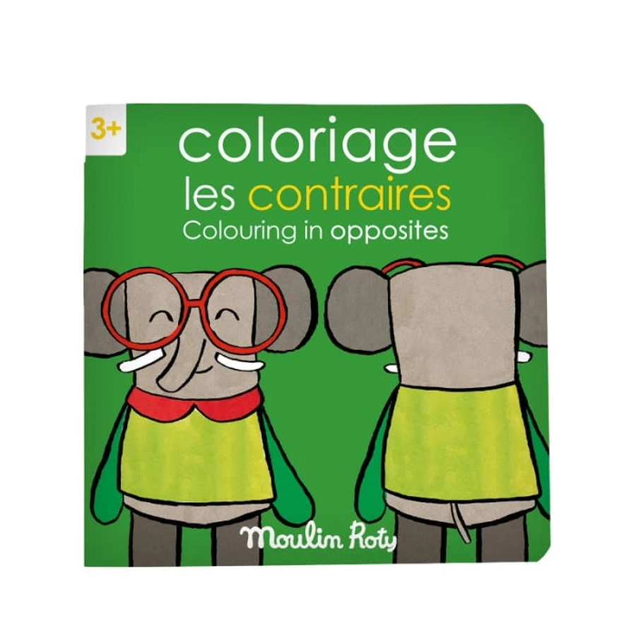 Moulin Roty 661605 Βιβλίο Ζωγραφικης με Εικόνες Αντίθετων
