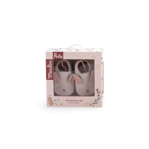 Moulin Roty 715060 Βρεφικά Παπουτσάκια απο Μαλακό Δέρμα για 18-24 μηνών