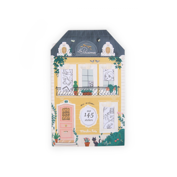Μπλοκ ζωγραφικής με Στίκερ 642576 Les Parisiennes Moulin Roty