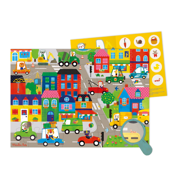 Παζλ Πόλη 48 τμχ. 661440 Les Popipop Moulin Roty - Image 4