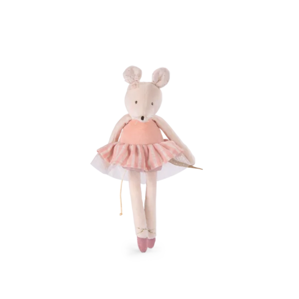 Ποντικίνα Ροζ 31εκ- Μικρή Σχολη Χορού 667028 Moulin Roty