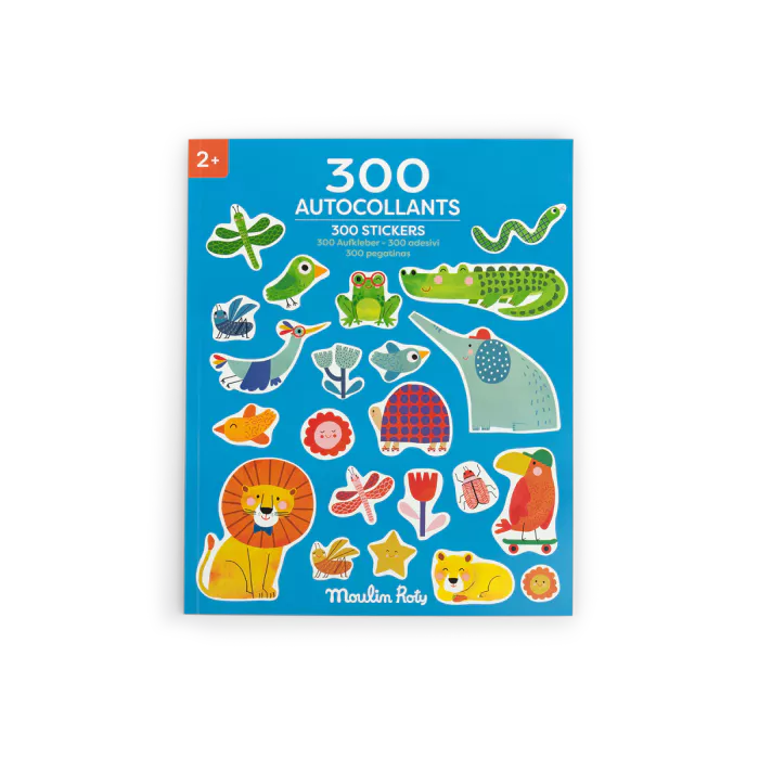 Σετ με 300 Αυτοκόλλητα Moulin Roty 11-679606