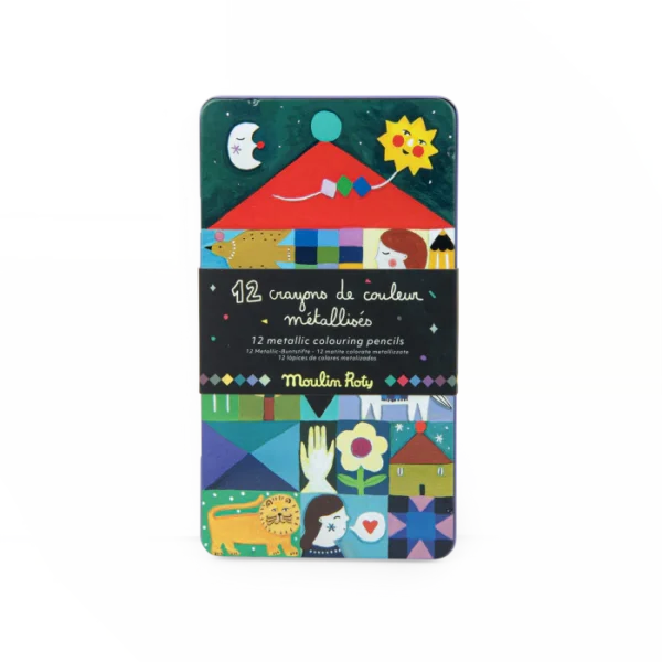 Σετ 12 Μολύβια Μεταλλικά Moulin Roty 687009