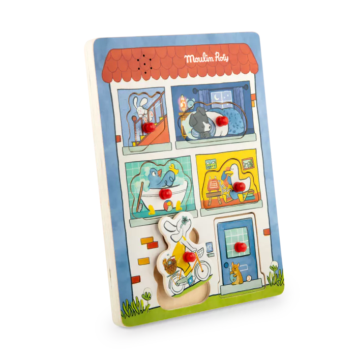 Παζλ Ενσφηνωματα με Ήχους 684086 Moulin Roty - Image 2